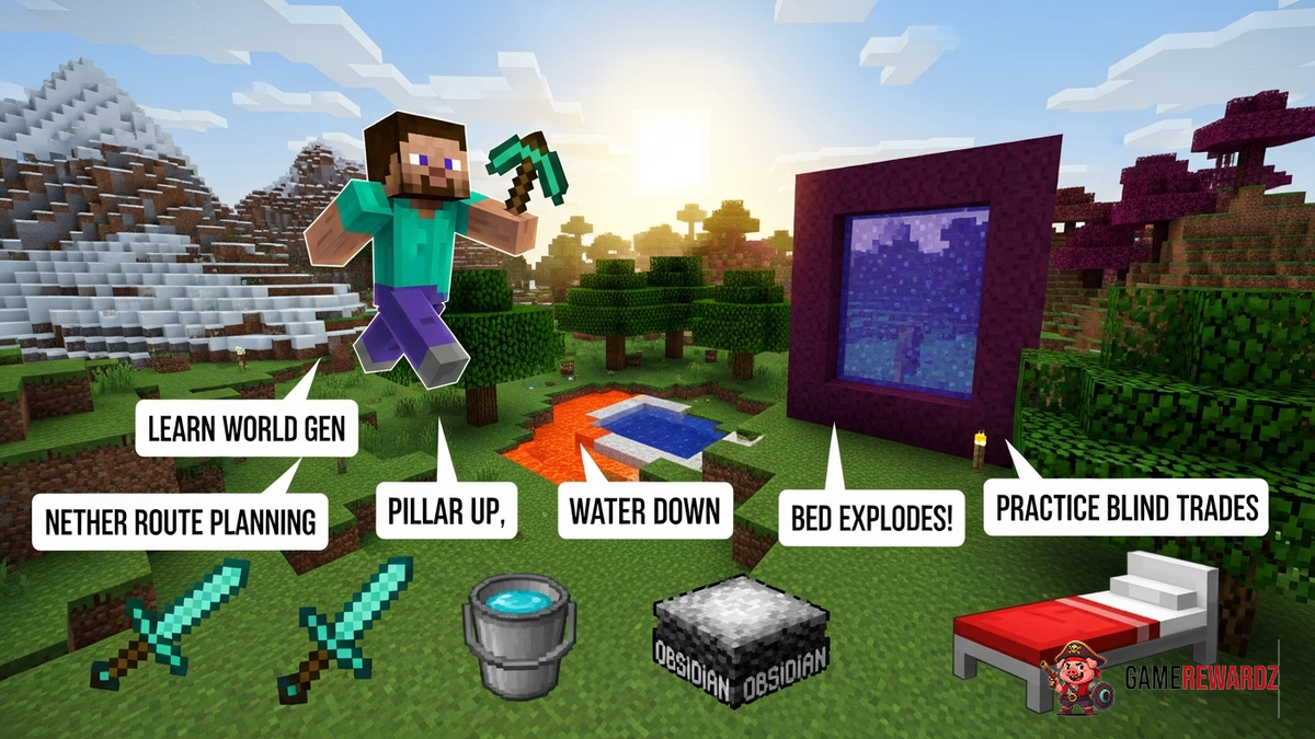 Top Minecraft Speedrunning Tips